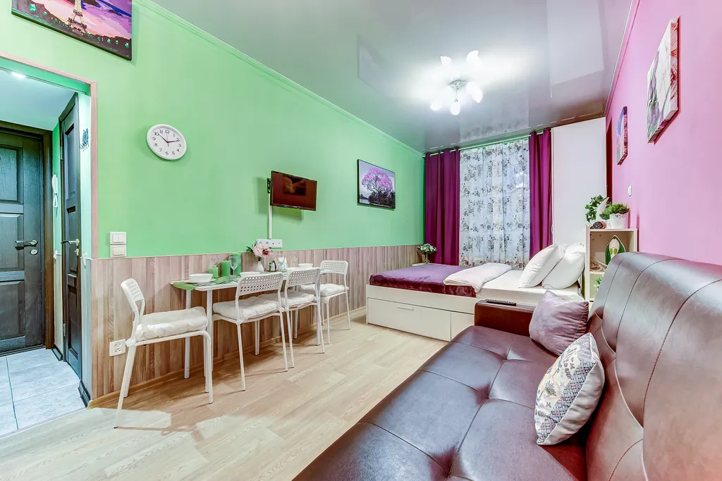 Квартира Квартира Студия с кроватью King size в 7 минутах от Горьковской — Санкт-Петербург