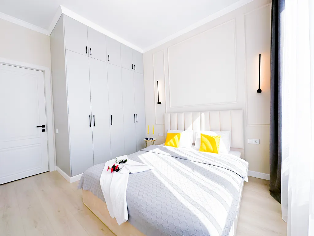 Уютный апартамент с видом с 22 этажа на город