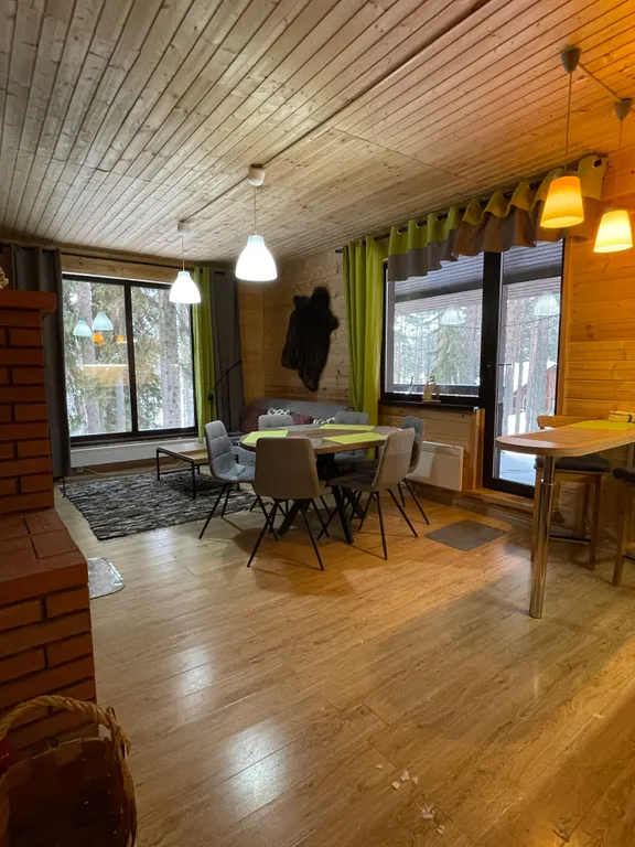 Карельская Дача Уютное шале с камином в сосновом бору, берег Сямозера