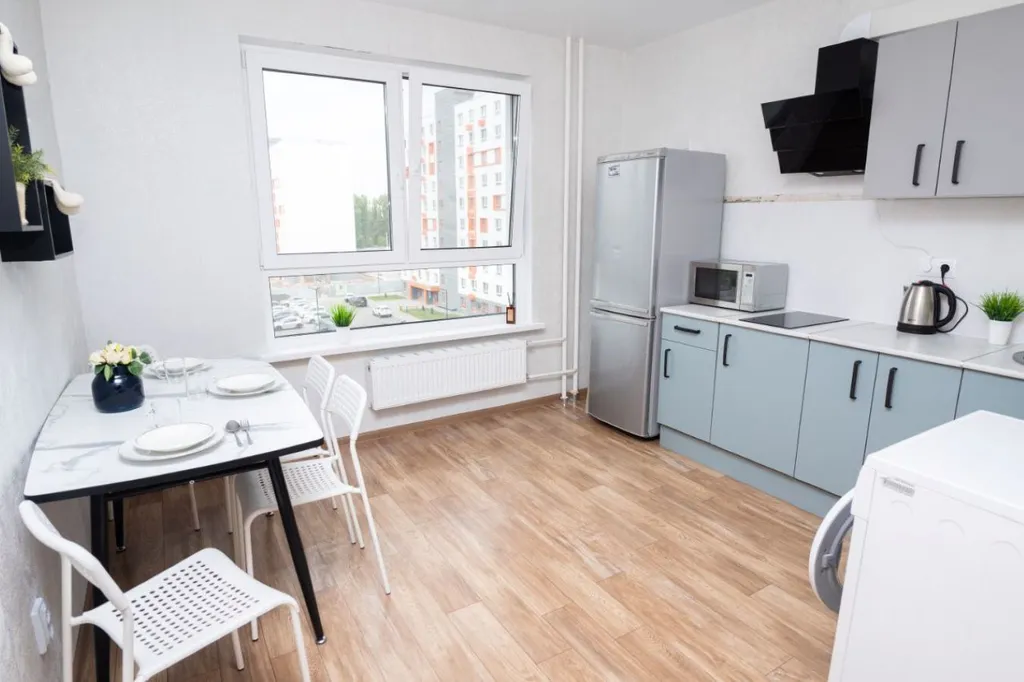 Двухкомнатная квартира с современным ремонтом в ЖК Акварель