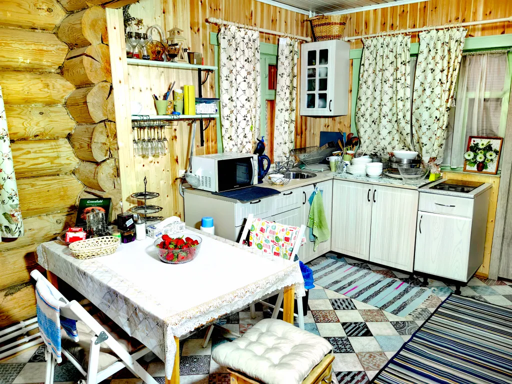 Дом с баней у Голубого озера