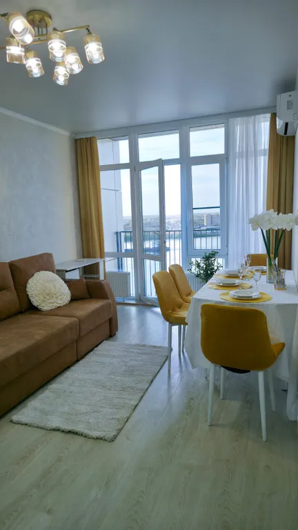 Стильная квартира в ЖК "Атмосфера" (Уютный Дом)