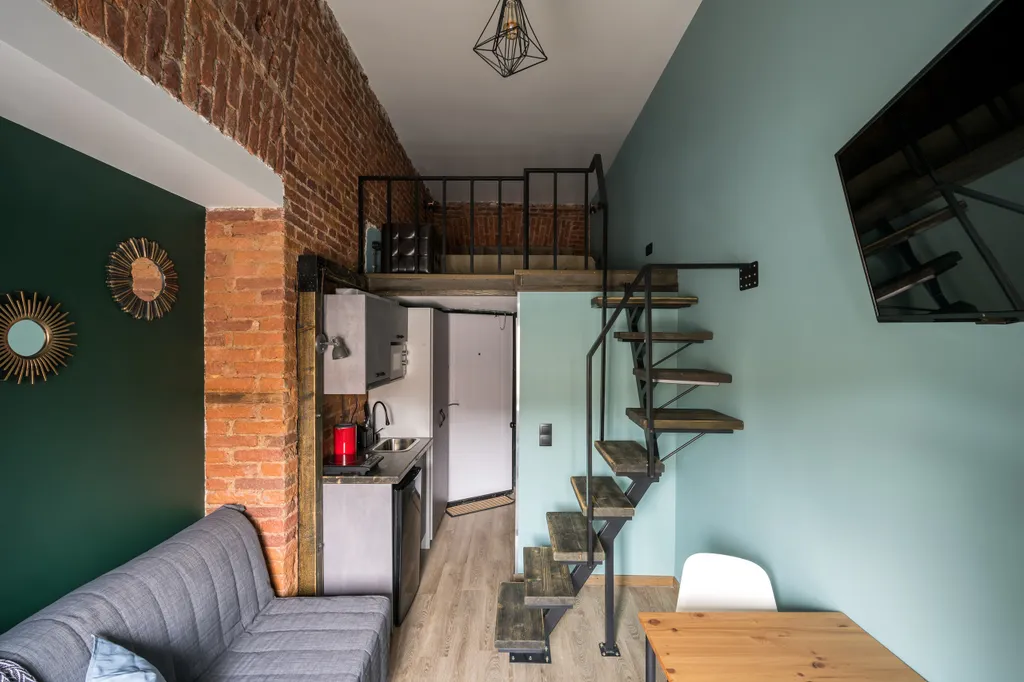 Квартира Квартира Двухуровневая студия на Фонтанке — Санкт-Петербург