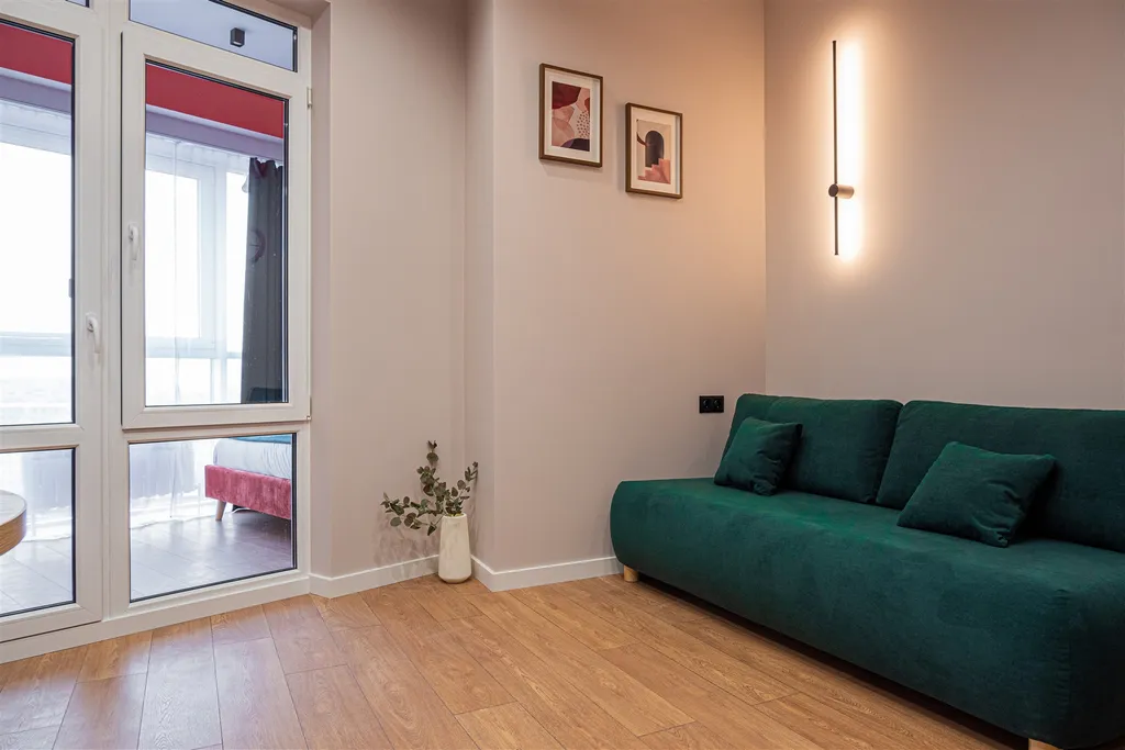 Квартира с видом на город и рядом с Парком Победы