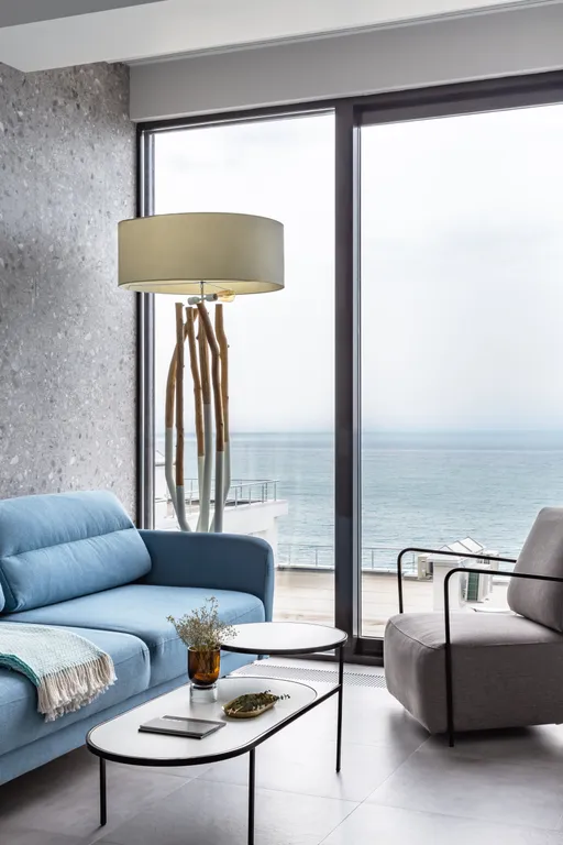 Квартира Стильный современный апартамент с видом на море — Мамайский Перевал