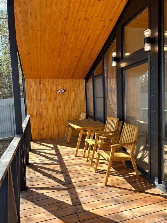 Новый дом на озере Селигер в деревне Заполёк