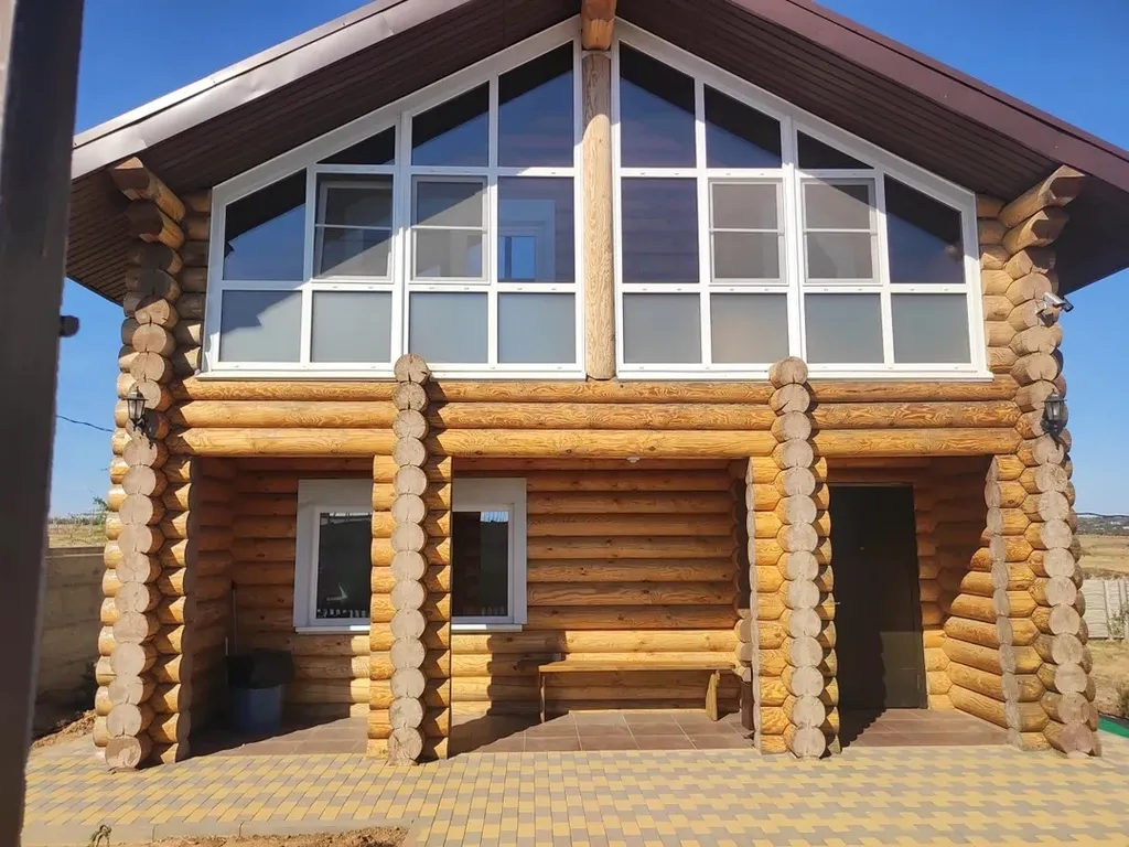 Дом из бревна с банькой