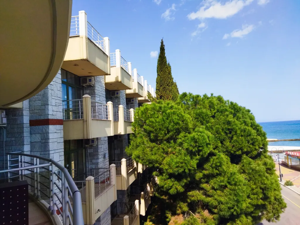 Апартаменты в отеле Аквапарк возле моря