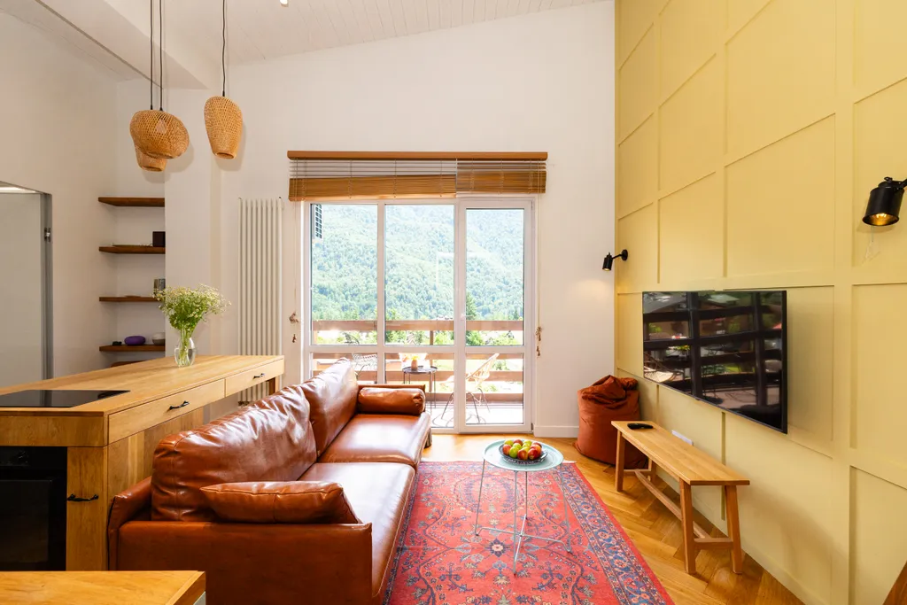 Двухуровневая квартира с видом на горы — аренда посуточно в Красная Поляна