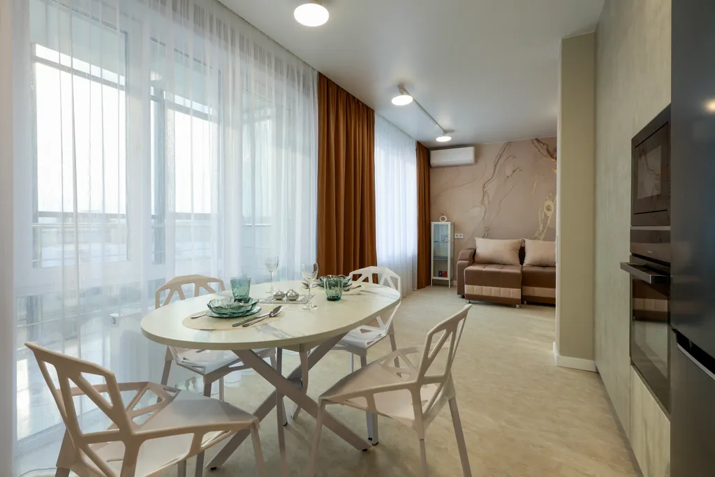 Двухкомнатная с балконом в новом доме