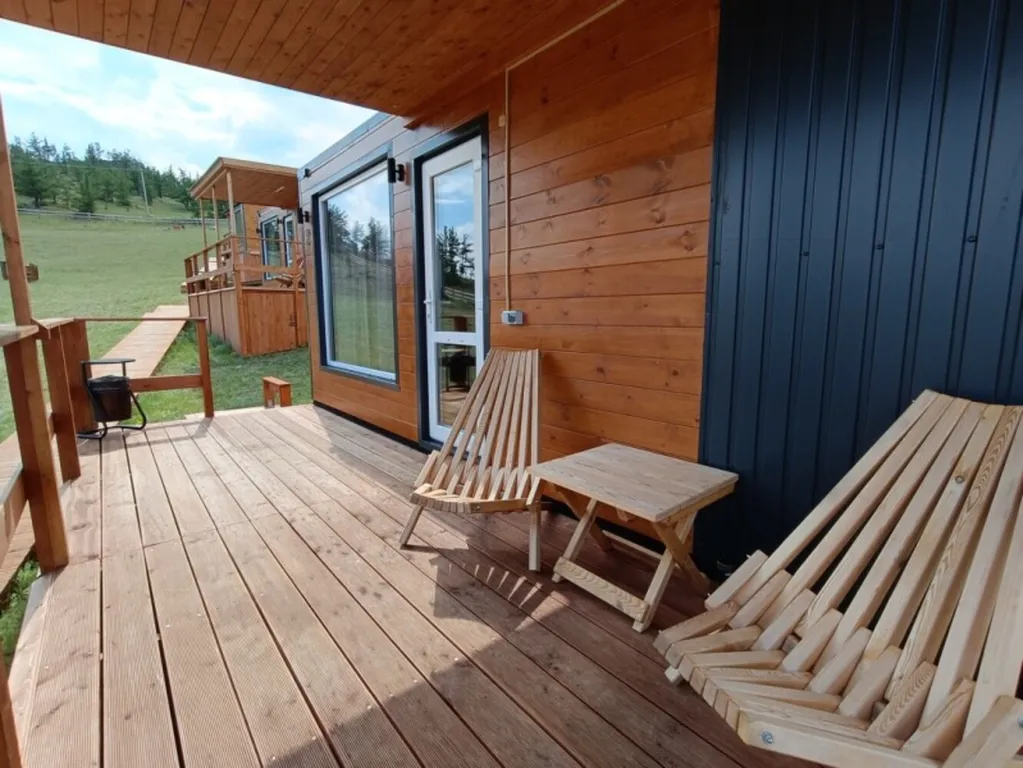 Домик с панорамным видом