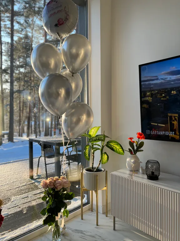 Стильный дом на берегу Ладожского озера с панорамным видом