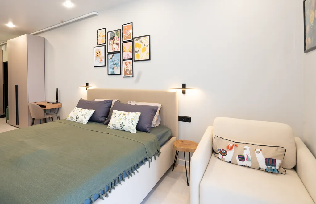 Дизайнерская студия ls-in the moment с видом на море с 11 этажа