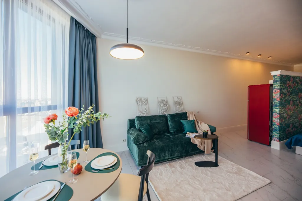 Уютная студия с видом на море