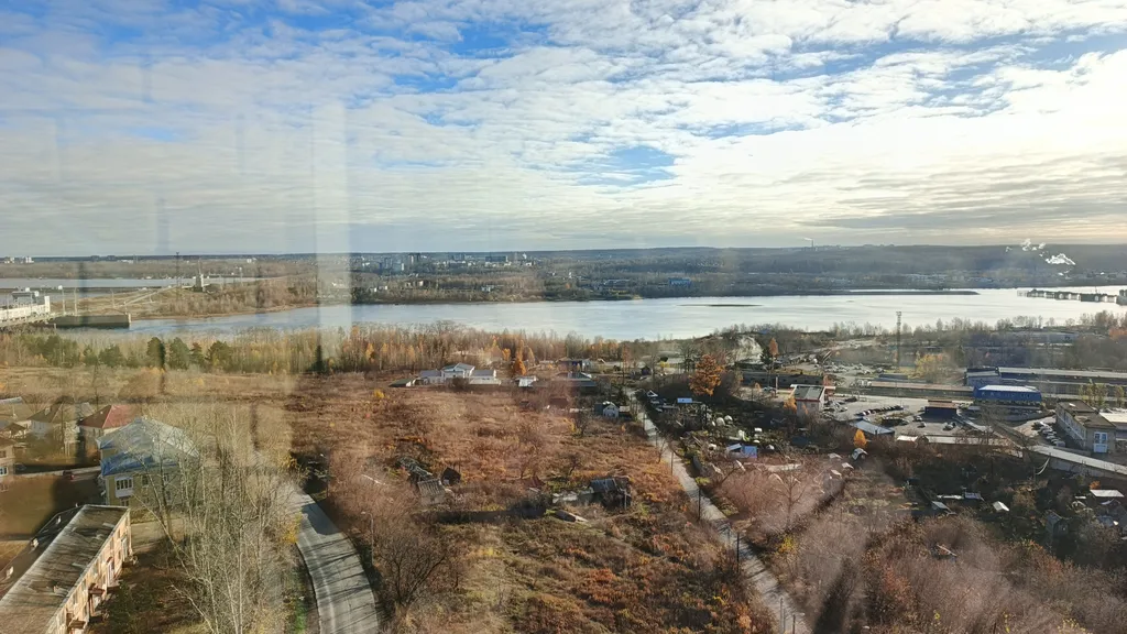 С шикарным видом на р. Каму и г. Пермь