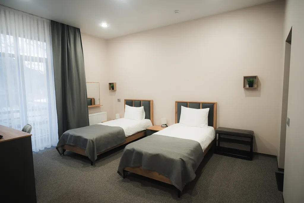 Квартира Квартира Двухместный номер с раздельными кроватями с видом на горы — Архыз