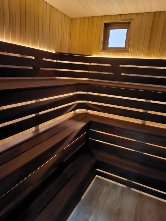 Коттедж с баней и чаном