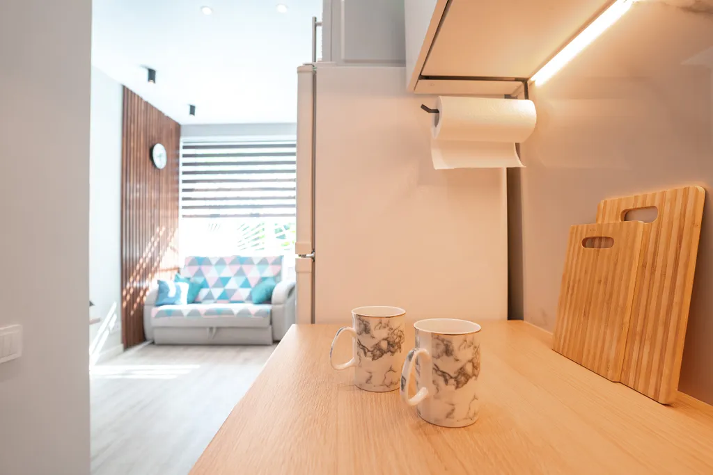 Светлая чистая квартира-студия