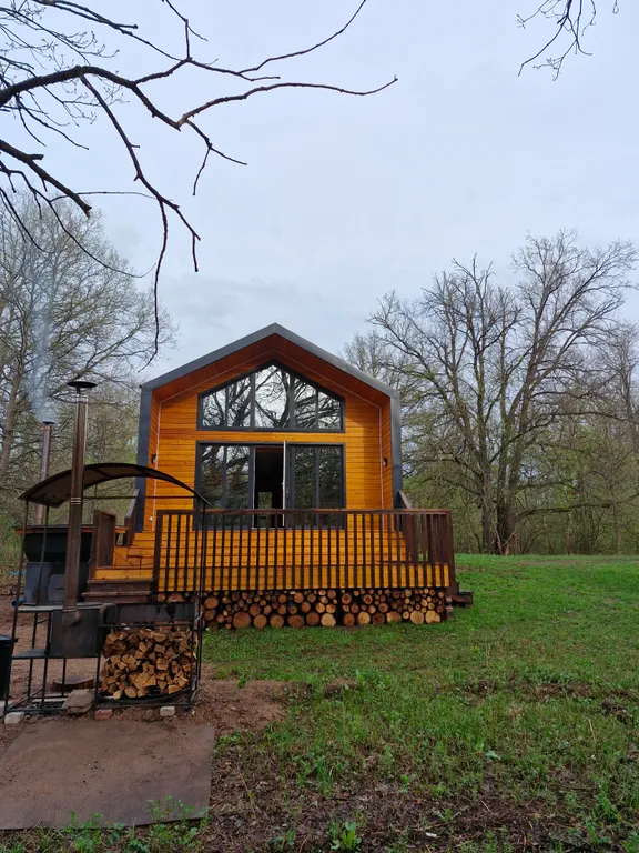 Коттедж Абсолютнo новый уютный дoм в лесу с чаном на террасе — аренда посуточно в Уфа