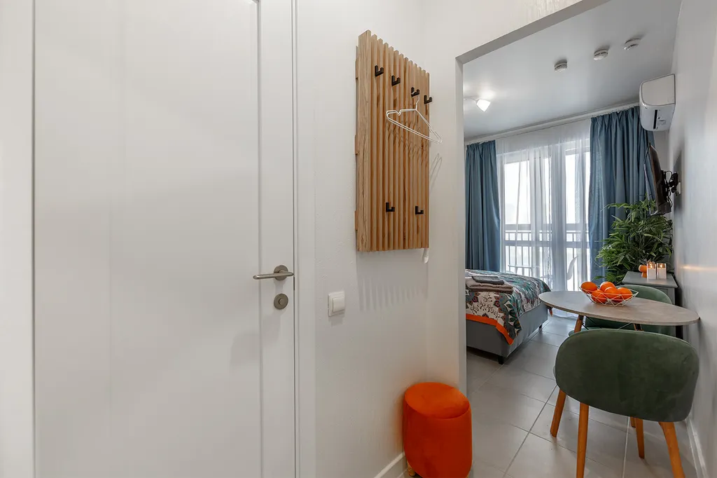 Дизайнерская студия с атмосферой отеля