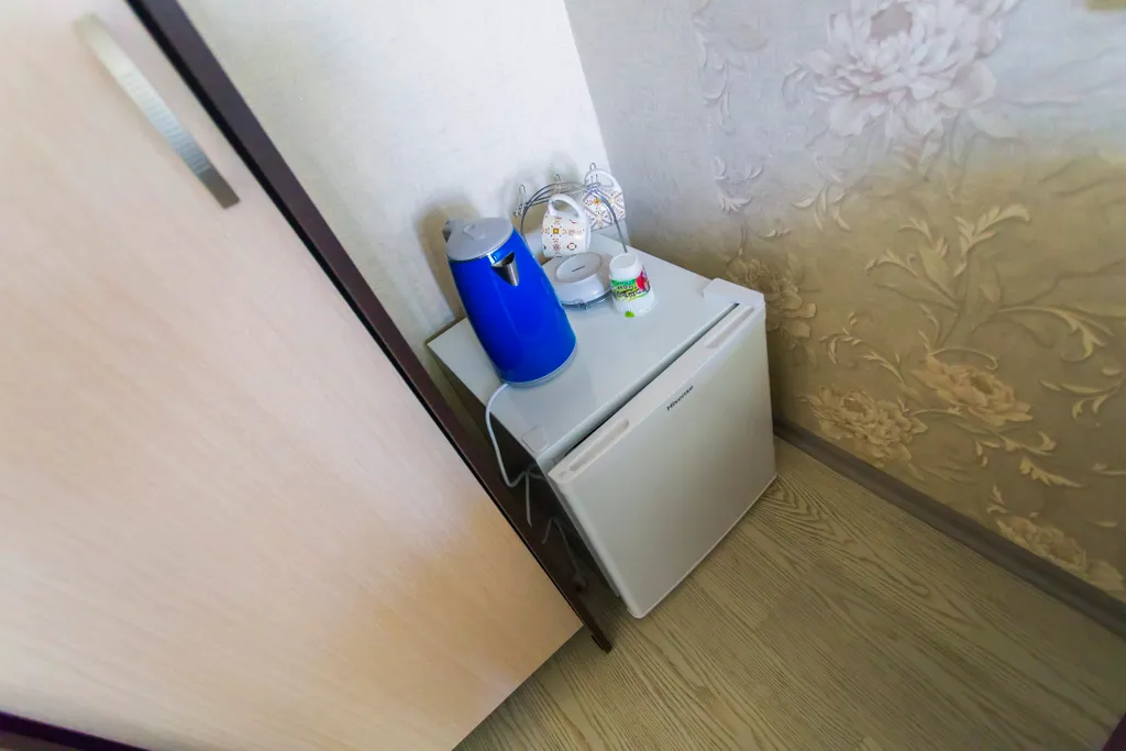 Двухместная комната с балконом и общим санузлом (White, Gold)