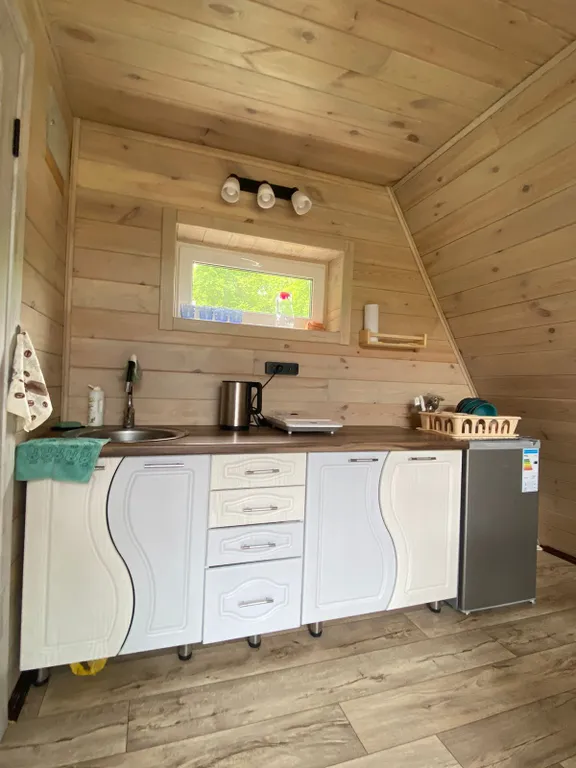 Стильный новый a-frame домик