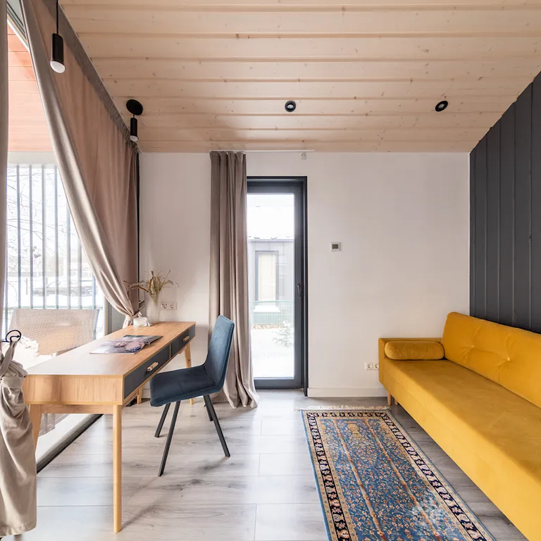 Домик в Икше с сауной и камином