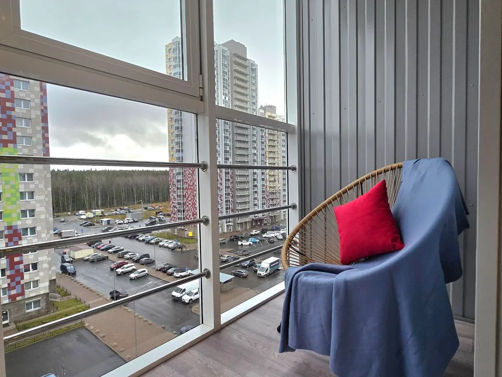 Дизайнерская квартира с панорамным балконом