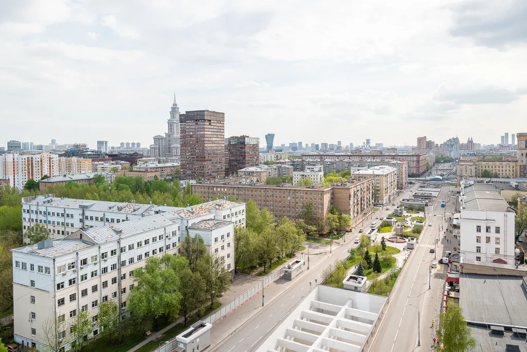 Квартира Квартира Студия Comfort Life с видом на Москву — Москва