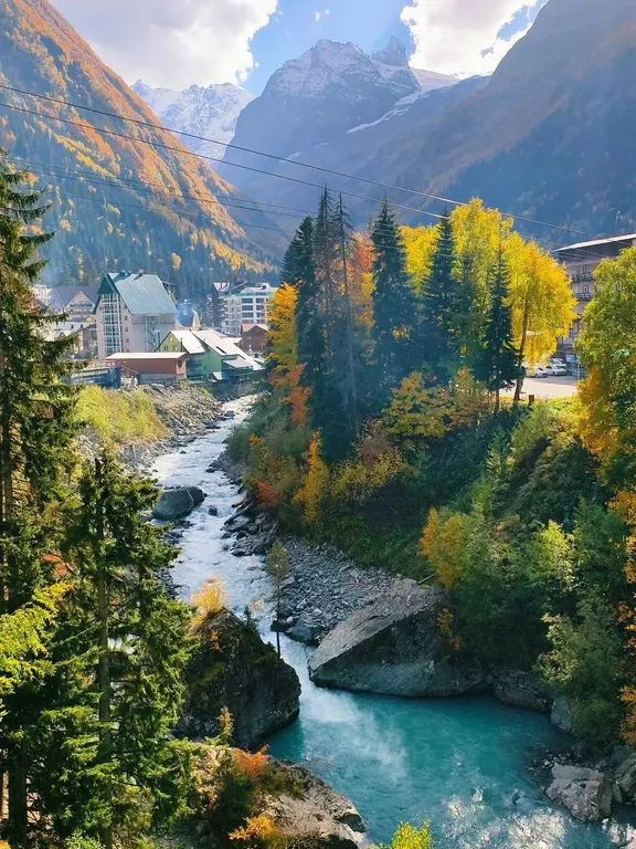 Уютное шале в окружении гор