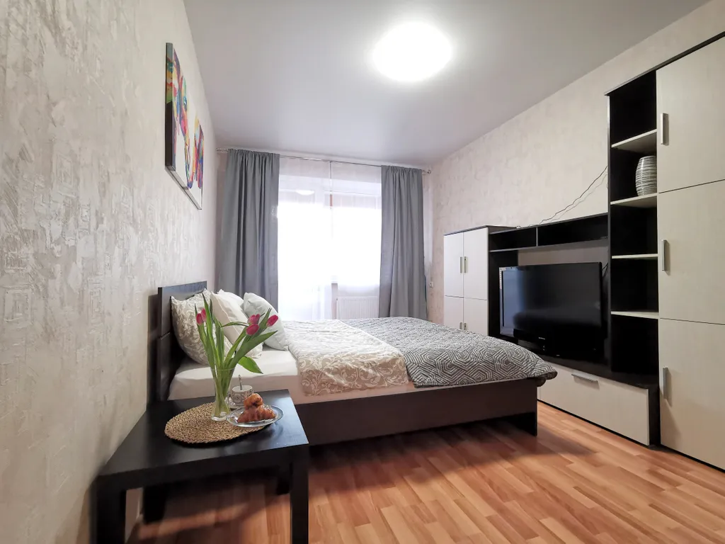 Уютная однокомнатная квартира с видом Волгу