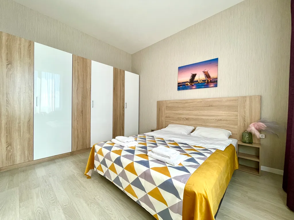 Квартира Апартаменты с кухней-гостинной, отдельной спальней у аэропорта Пулково — Санкт-Петербург