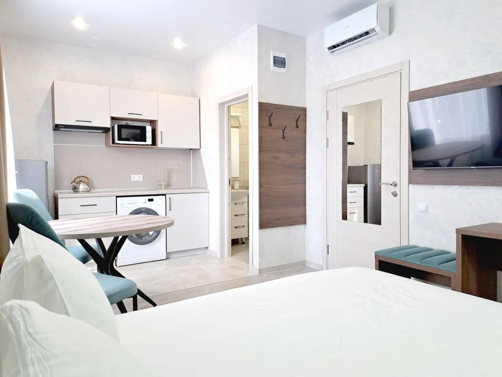 Квартира Квартира Студия с бассейном рядом с парком Южные Культуры — Сириус