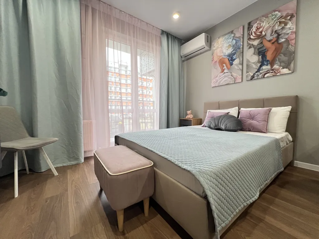 Квартира Квартира Трёхместная студия с балконом — Сочи