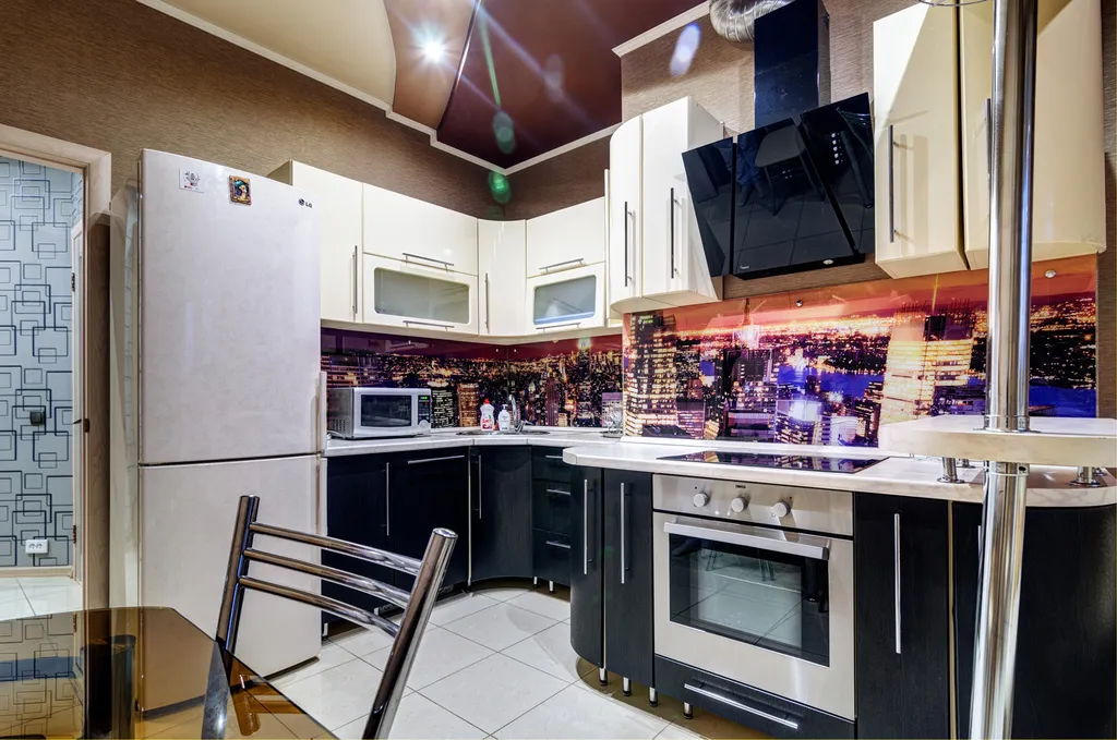 Шикарная квартира с круглой кроватью