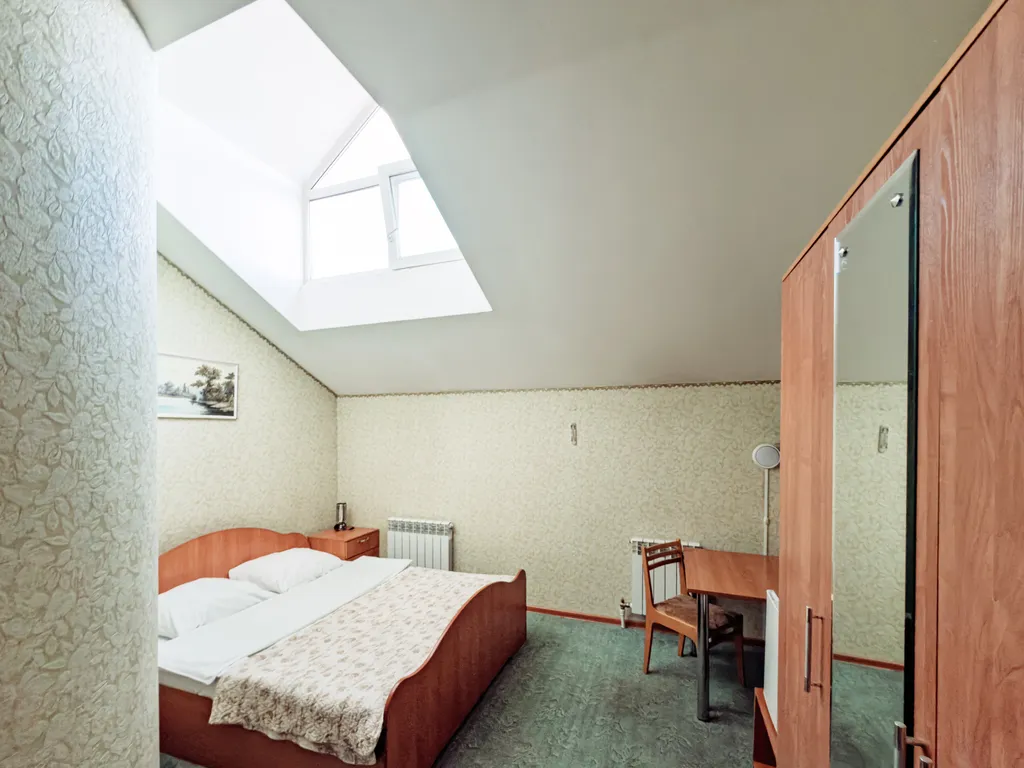 Двухместный номер с 1 кроватью на мансарде