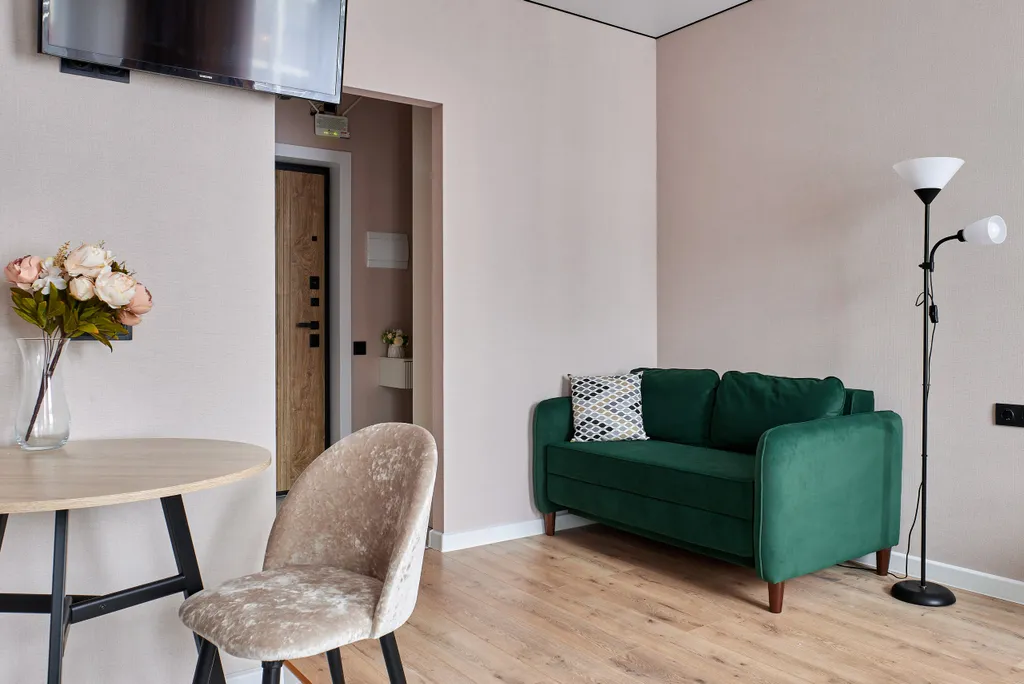 Современная квартира-студия в жк спорт лайф