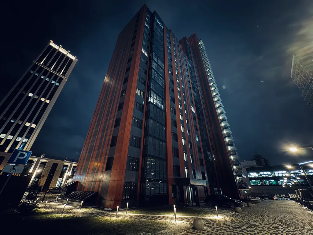 Изящная студия с шикарным видом на мегаполис