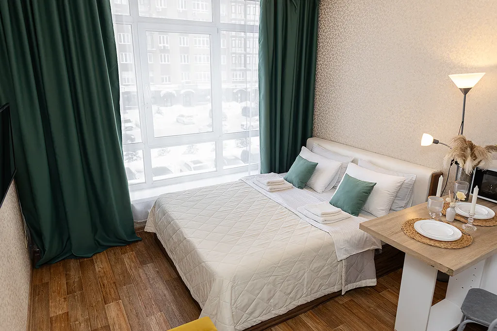 Квартира Студия в новом ЖК Центральный район — аренда посуточно в Кемерово