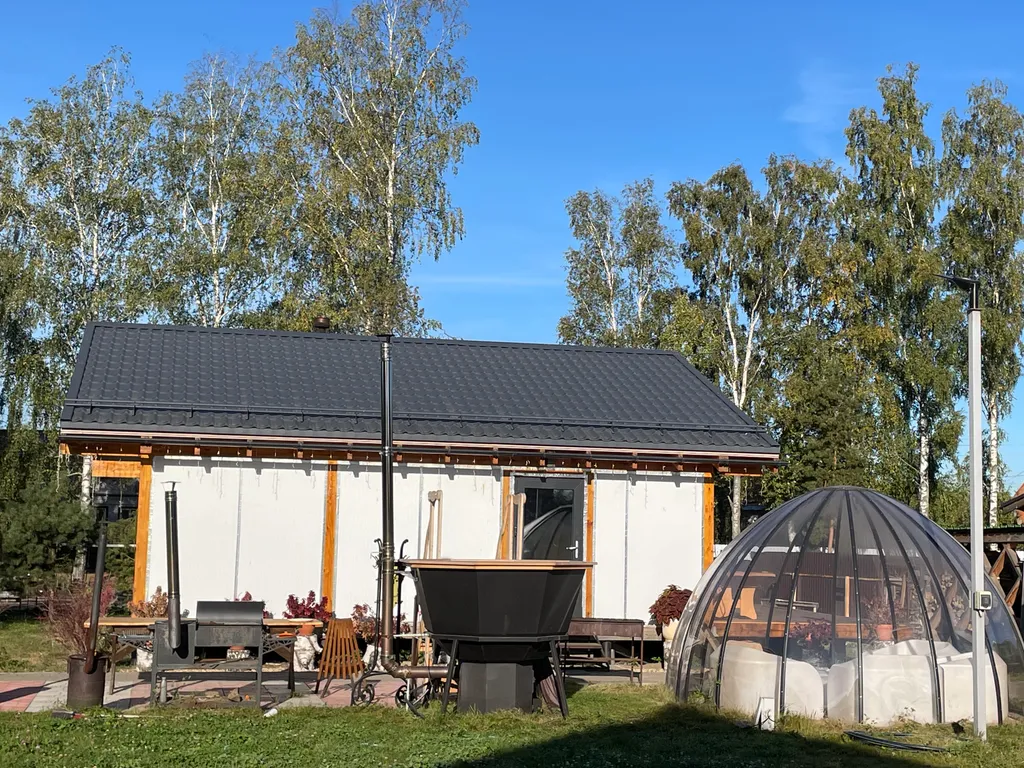 Коттедж Дом с баней в глемпинге Байкал — Павловский Посад