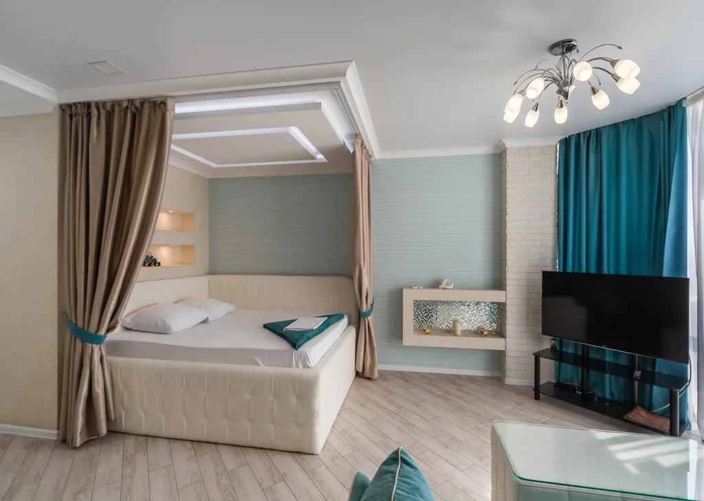 Квартира Шикарная студия с видом на Волгу в 5-ти минутах от пляжа — аренда посуточно в Энгельс