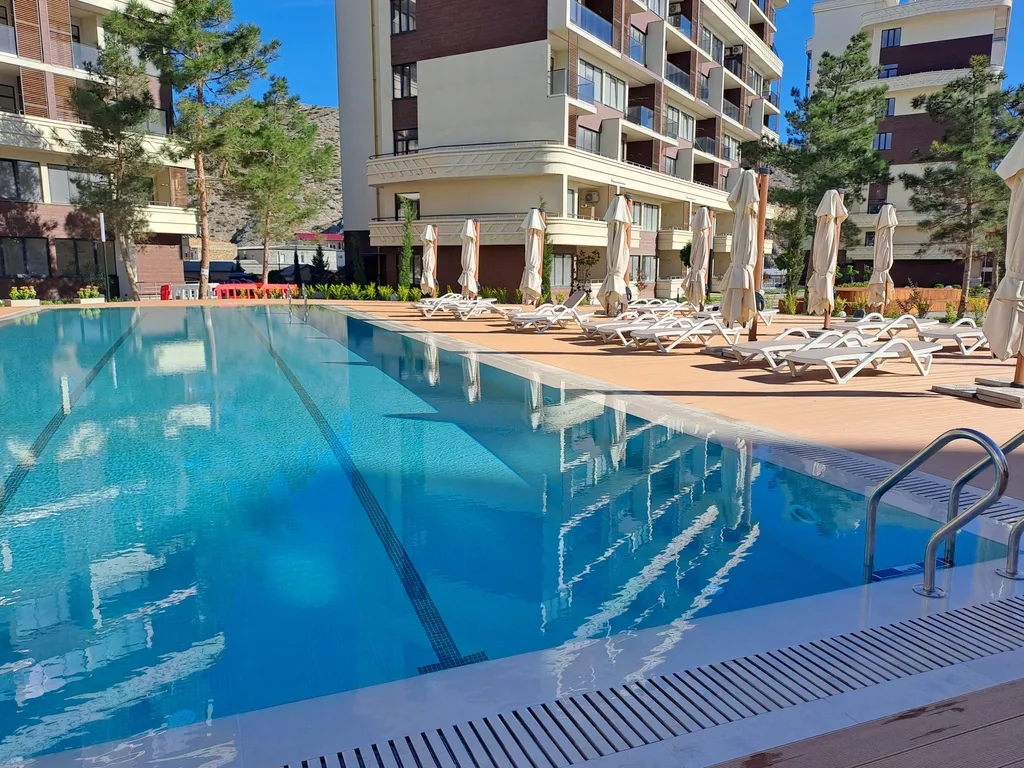 Премиум апартаменты с видом на море и горы в апарт-отеле Атлас 4*