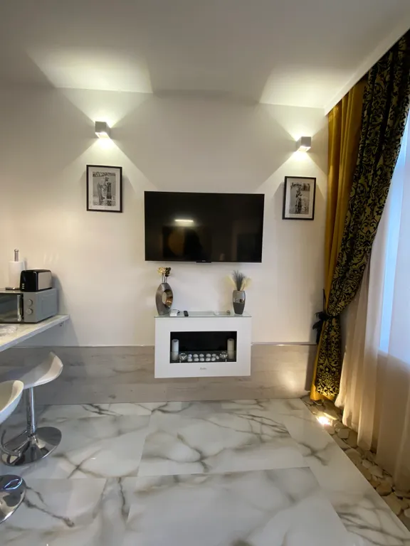 2-х комнатные апартаменты в современном стиле с камином