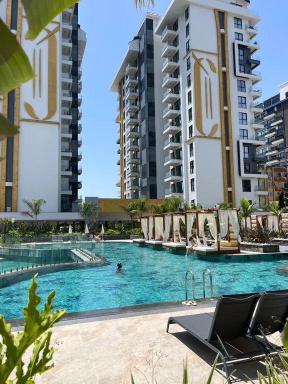 Новые апартаменты 1+1 в аренду в комплексе премиум класса Cebeci Tower