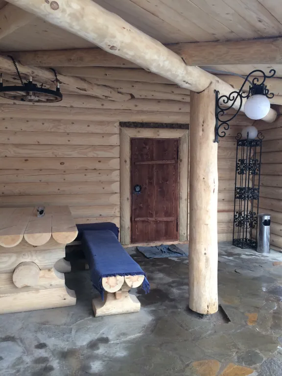 Дом с баней в сосновом бору на озере