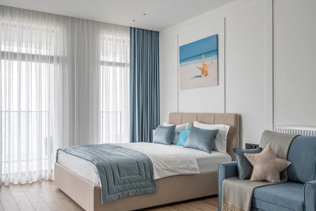 Морская волна с панорамным видом на море