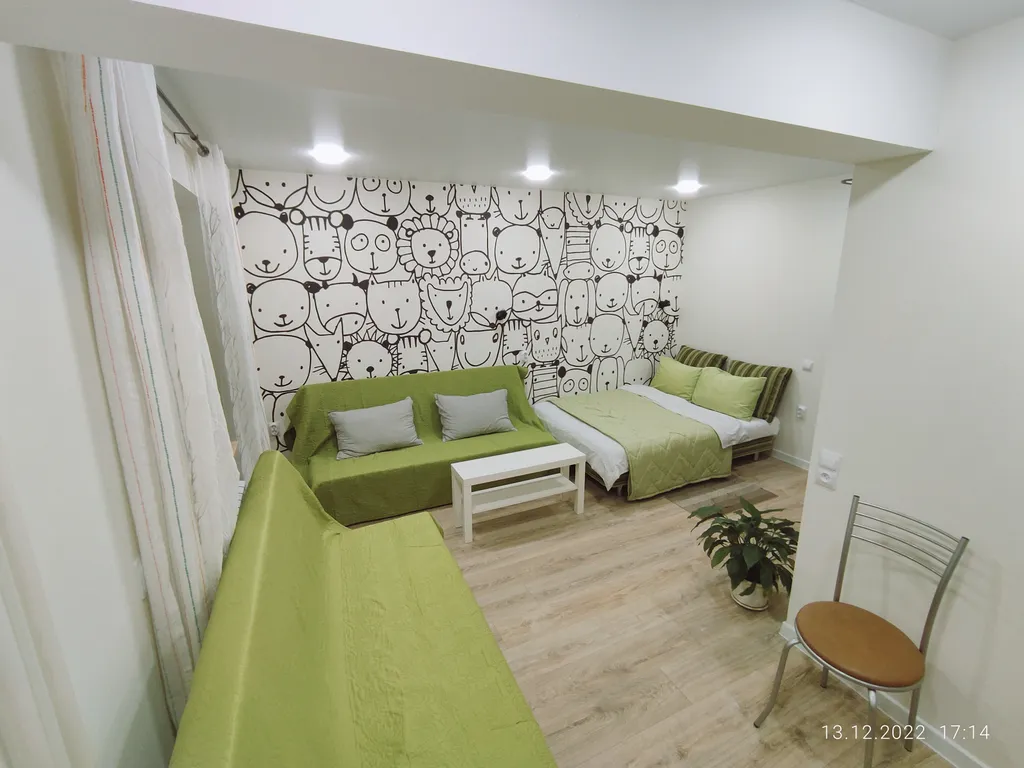 Кв-студия с отдельной спальней с лоджией Центр в5мин, напротив универа