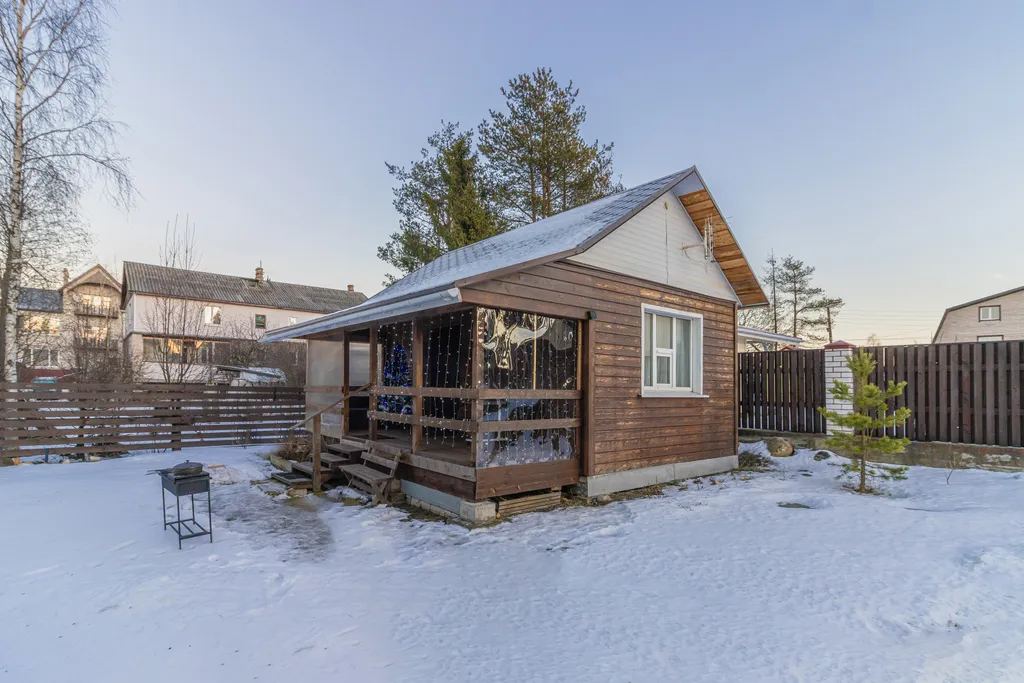 Благоустроенный деревянный домик