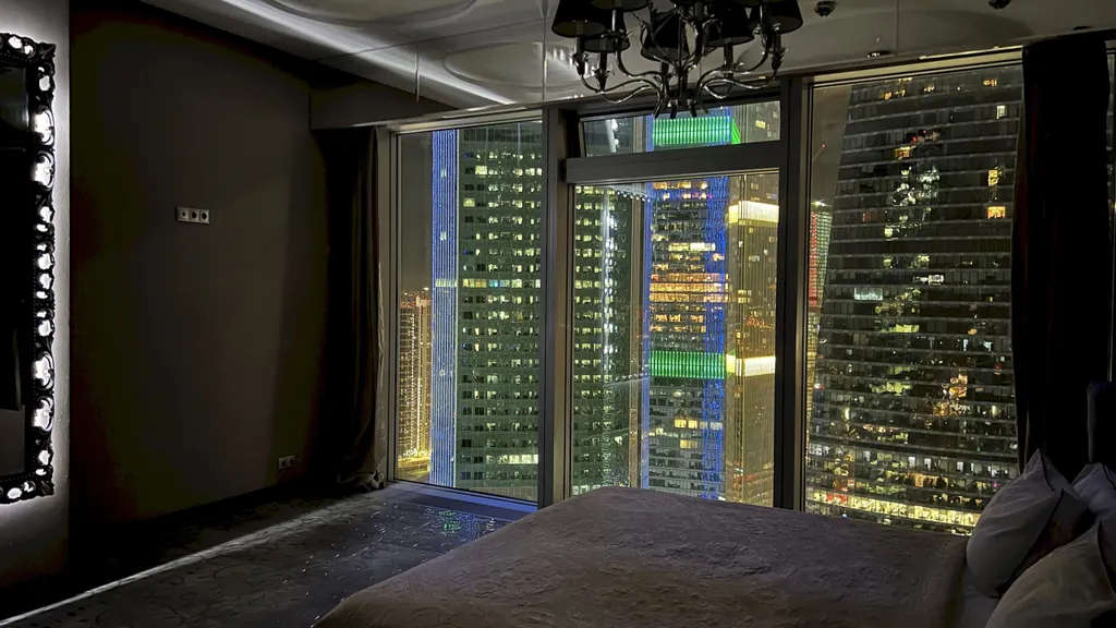 Апартаменты Москва сити с широкой панорамой на башни