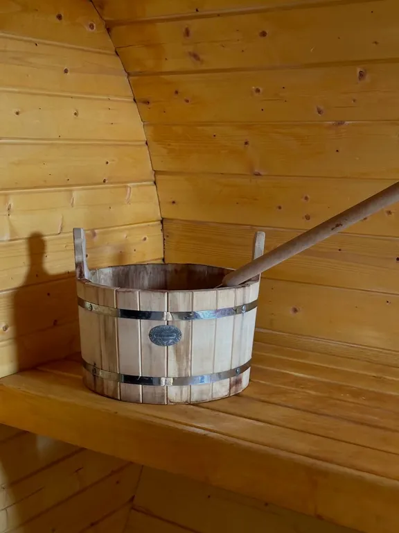 Дом с баней и чаном